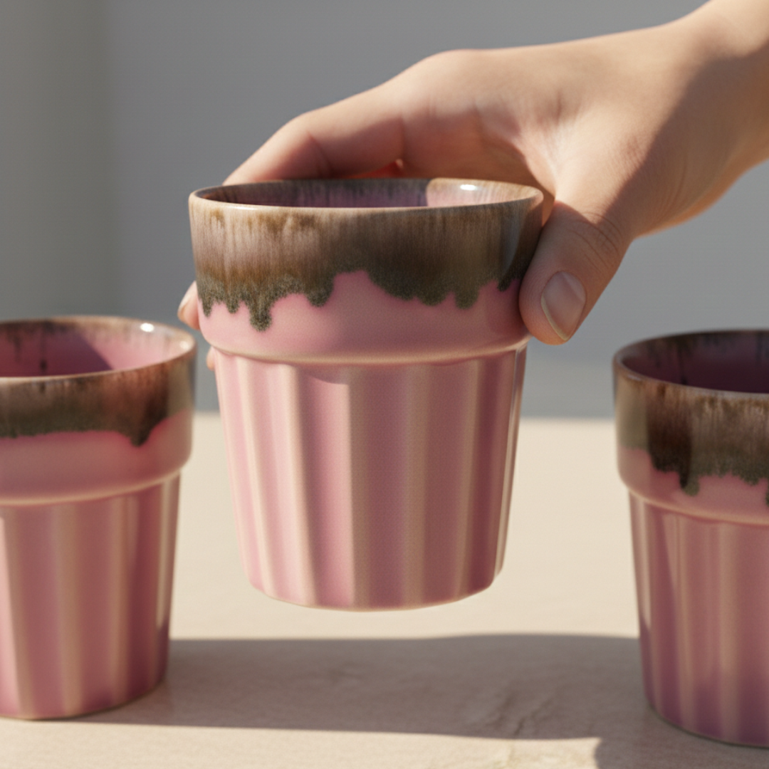 Mehfil Glasses (Cutting Chai Cup)- Mustard