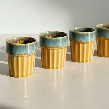Mehfil Glasses (Cutting Chai Cup)- Mustard